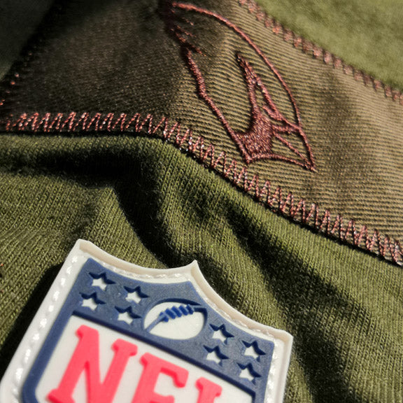 Playera Arizona Cardinals Army Verde Militar