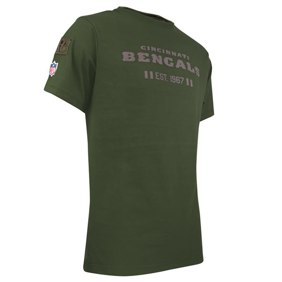 Playera Cincinnati Bengals Army Verde Militar