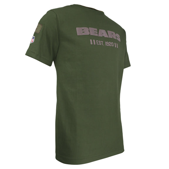 Playera Chicago Bears Army Verde Militar