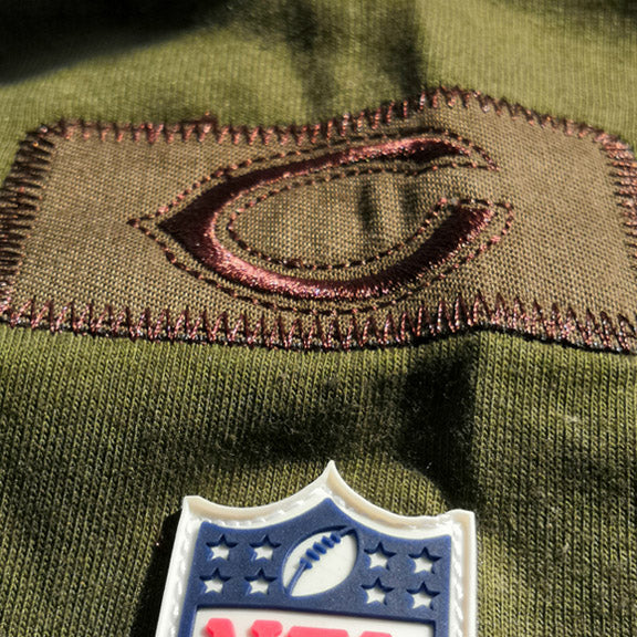 Playera Chicago Bears Army Verde Militar