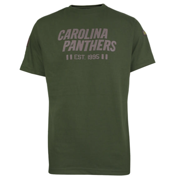 Playera Carolina Panthers Army Verde Militar