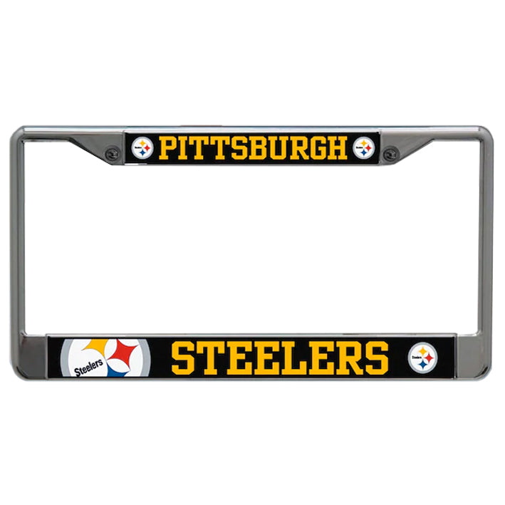 Porta Placas Pittsburgh Steelers Metálico Gls Meg WinCraft