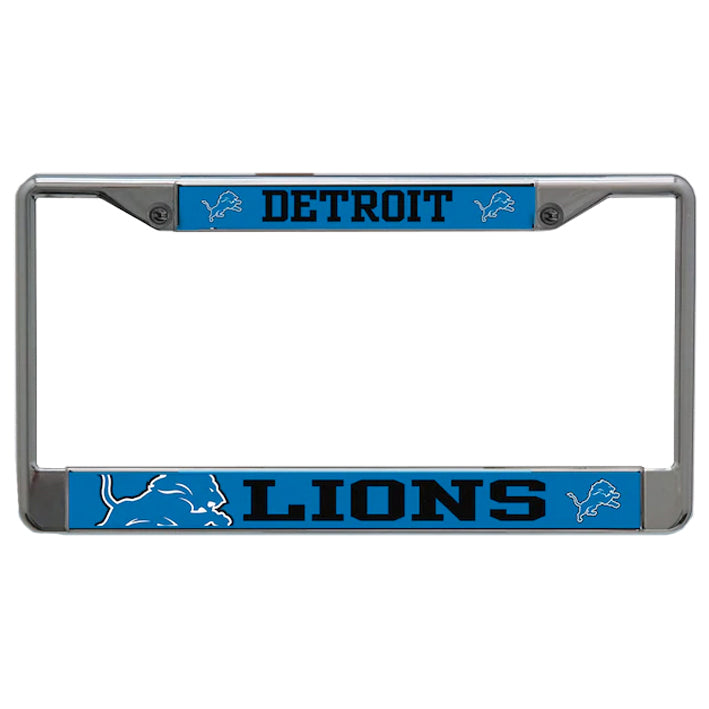 Porta Placas Detroit Lions Metálico Gls MEG2 WinCraft