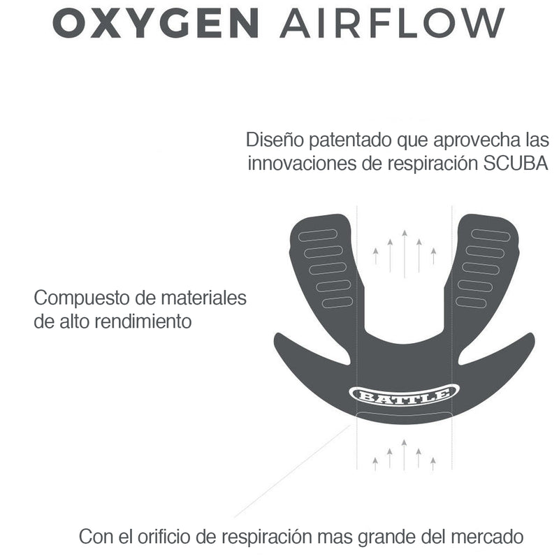 Protector Bucal Battle Oxygen X-Ray Limited Edition Plata