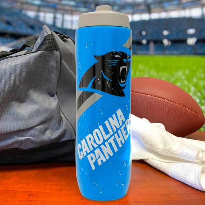 Termo Carolina Panthers Squeezy 34 oz The Party Animal