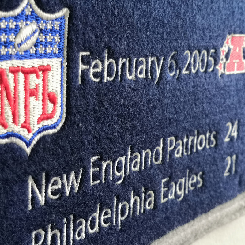 Banderín New England Patriots Banner Xxxix Heritage Winning Streak