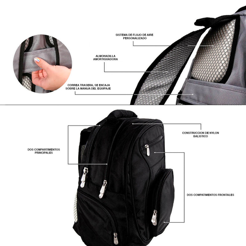 Mochila para Laptop Chicago Bears Backpack Premium 19 MOJO