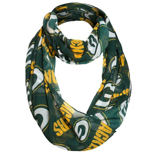 Bufanda Green Bay Packers Infinity Scarf Little Earth
