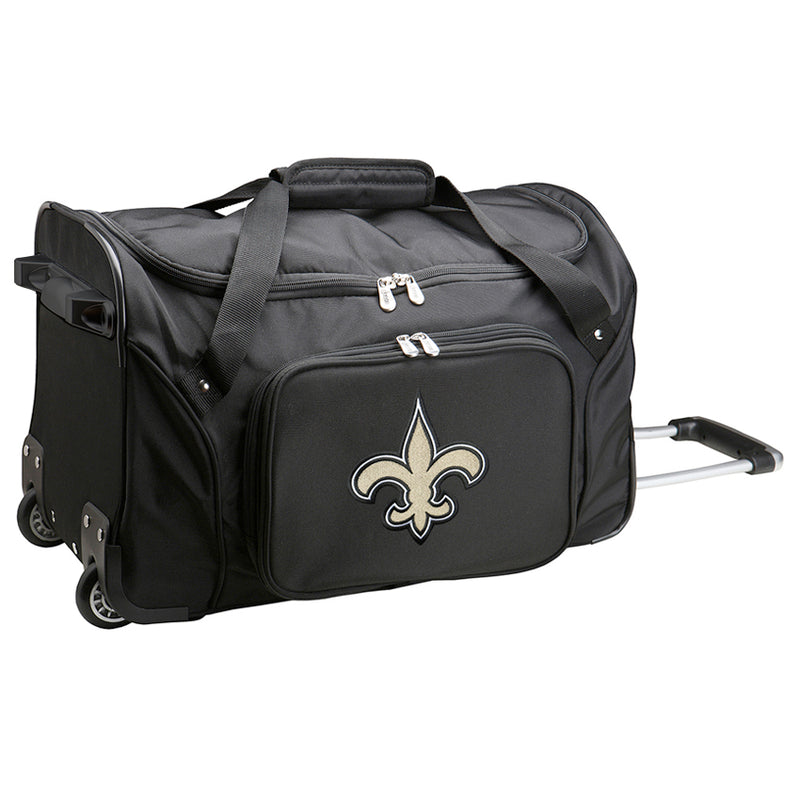 Maleta Duffel Carry On New Orleans Saints Wheeled Bag 22 MOJO