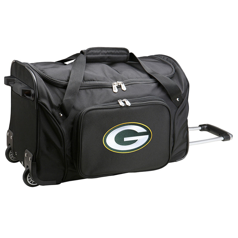 Maleta Duffel Carry On Green Bay Packers Wheeled Bag 22 MOJO