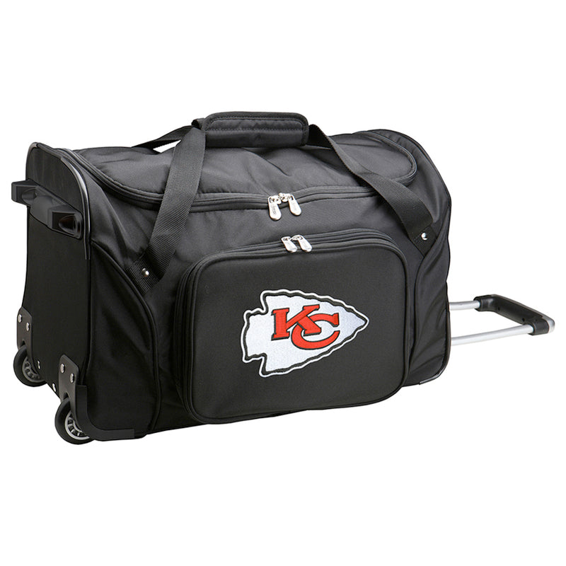 Maleta Duffel Carry On Kansas City Chiefs Wheeled Bag 22 MOJO