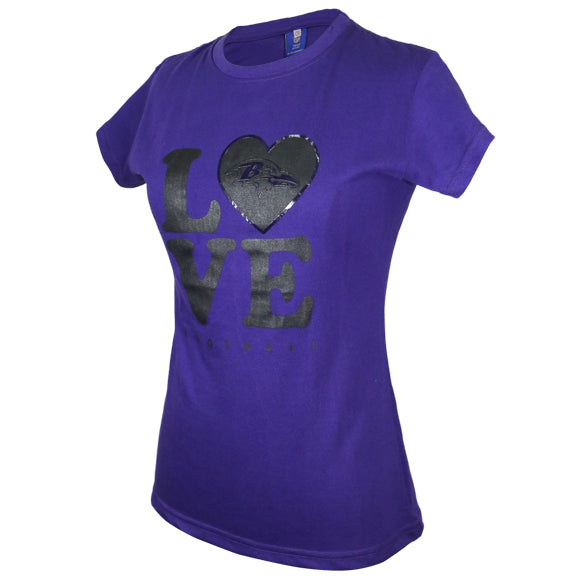 Playera Baltimore Ravens Love Mujer