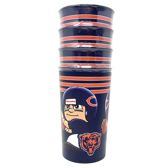 Vaso Chicago Bears PK4 22 oz The Party Animal