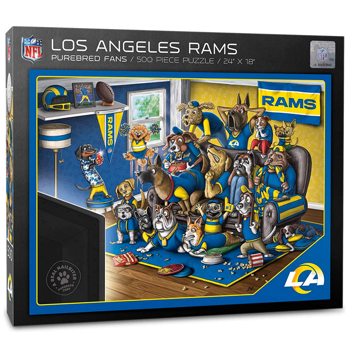 Rompecabezas Los Angeles Rams Purebred Fans 18'' 24 500 You The Fan