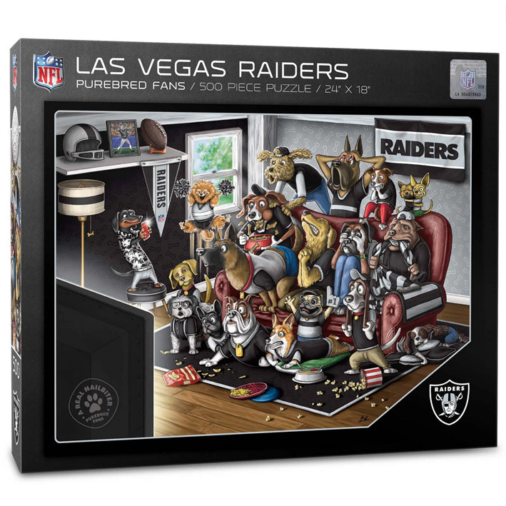 Rompecabezas Las Vegas Raiders Purebred Fans 18'' 24 500 You The Fan