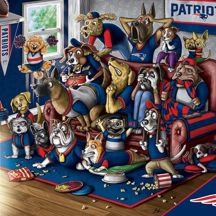 Rompecabezas New England Patriots Purebred Fans 18'' 24 500 You The Fan