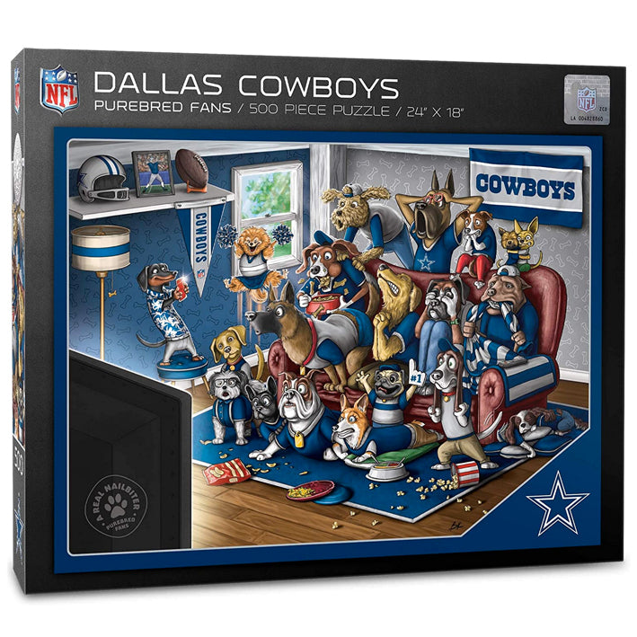 Rompecabezas Dallas Cowboys Purebred Fans 18'' 24 500 You The Fan