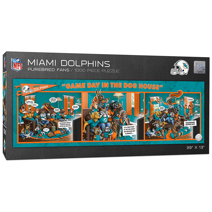 Rompecabezas Miami Dolphins Purebred Fans 39 13 Pzas You The Fan