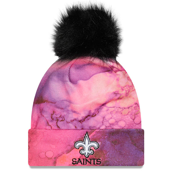Gorro Beanie New Orleans Saints Crucial Catch 2022 New Era Mujer