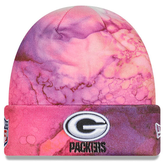 Gorro Beanie Green Bay Packers Crucial Catch 2022 New Era