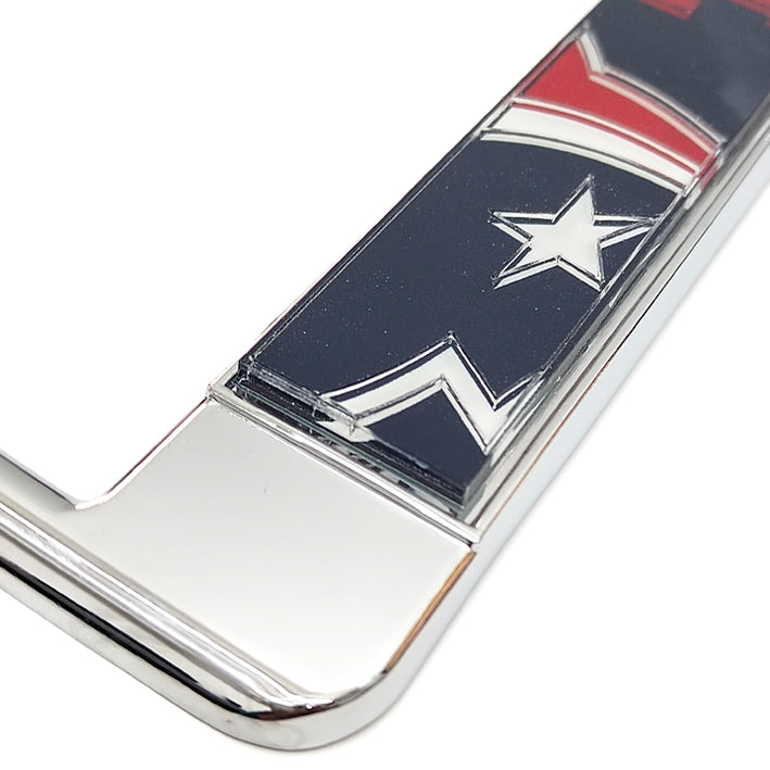 Porta Placas Houston Texans Metálico MEG1 WinCraft