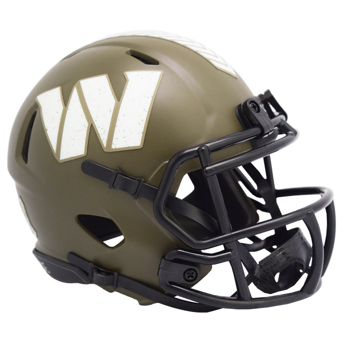 Minicasco Washington Commanders Speed Salute to Service 2022 Riddell