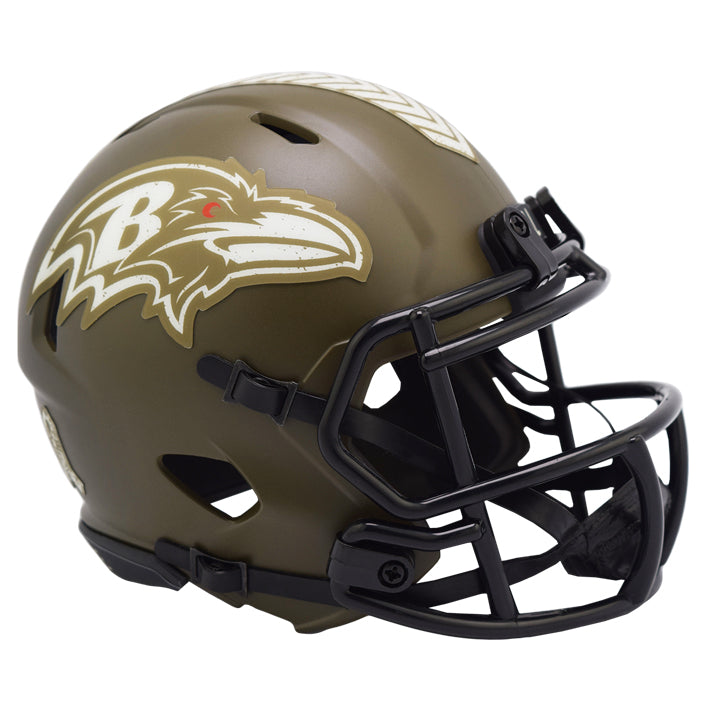 Minicasco Baltimore Ravens Speed Salute to Service 2022 Riddell
