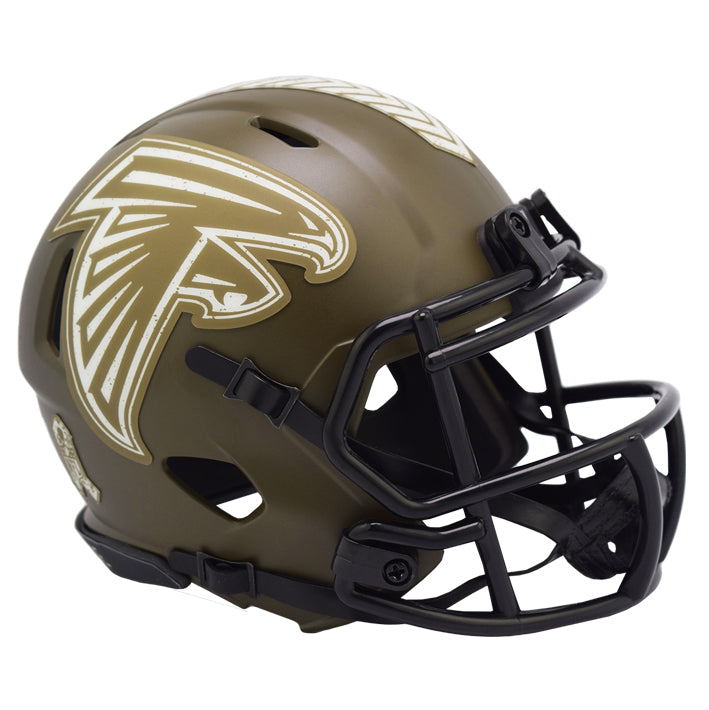 Minicasco Atlanta Falcons Speed Salute to Service 2022 Riddell