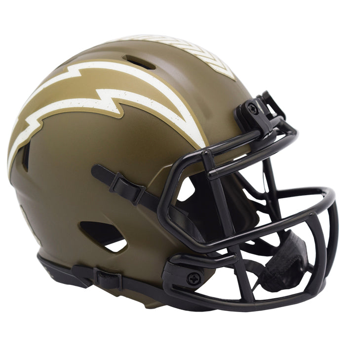 Minicasco Los Angeles Chargers Speed Salute to Service 2022 Riddell