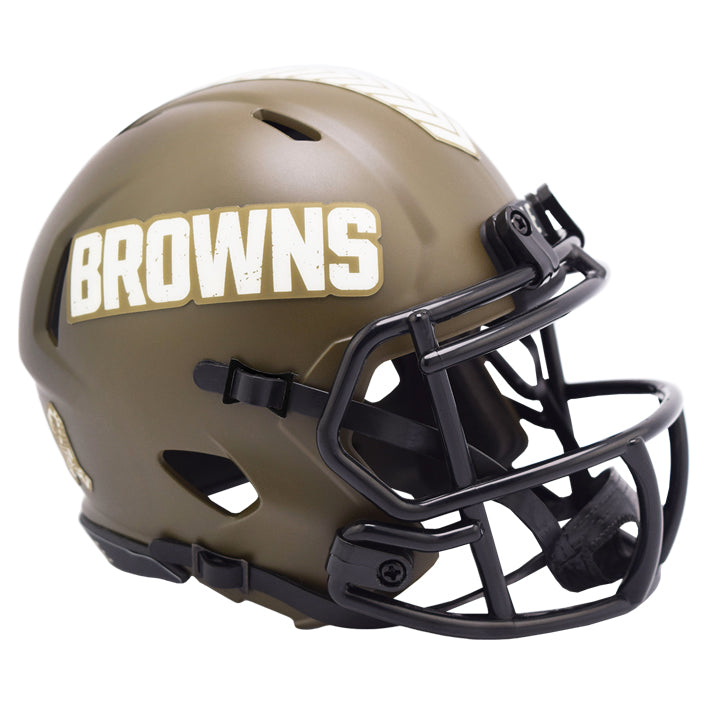 Minicasco Cleveland Browns Speed Salute to Service 2022 Riddell Café