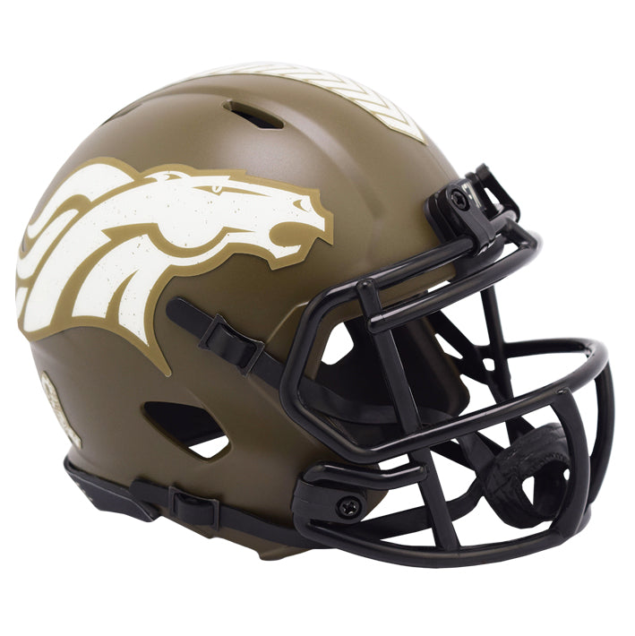 Minicasco Denver Broncos Speed Salute to Service 2022 Riddell