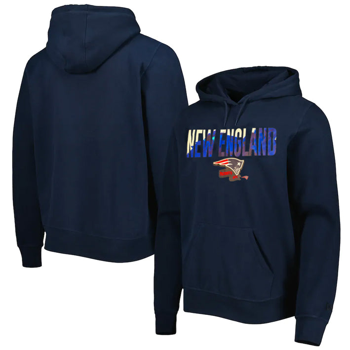 Sudadera New England Patriots Sideline 22 Ink Dye New Era