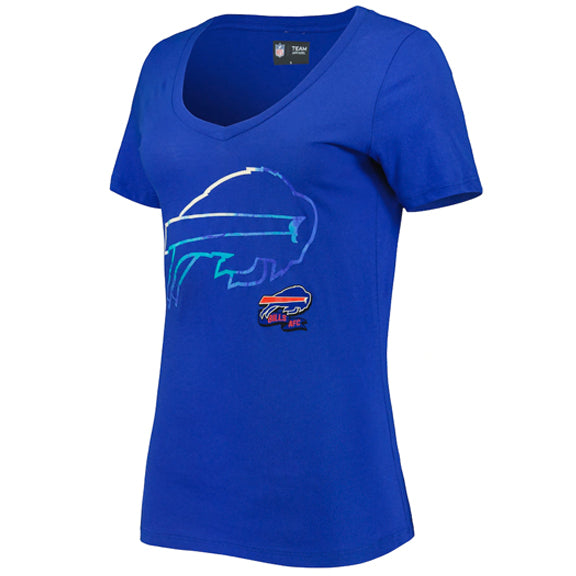 Playera Buffalo Bills Sideline 2022 Ink Dye New Era Mujer