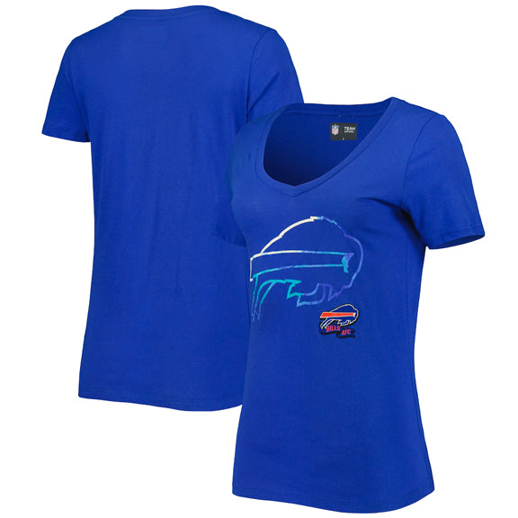 Playera Buffalo Bills Sideline 2022 Ink Dye New Era Mujer