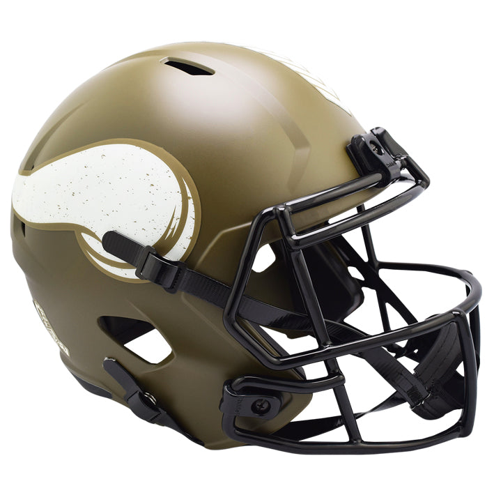 Casco Réplica Minnesota Vikings Speed Salute to Service 2022 Riddell