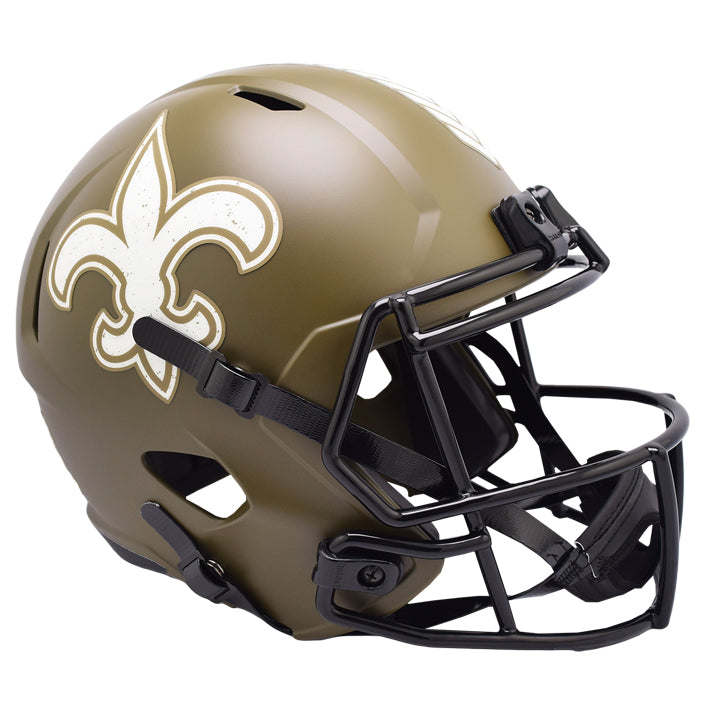 Casco Réplica New Orleans Saints Speed Salute to Service 2022 Riddell