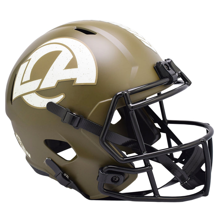 Casco Réplica Los Angeles Rams Speed Salute to Service 2022 Riddell
