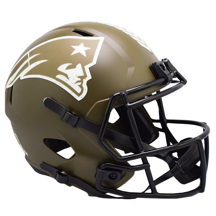 Casco Réplica New England Patriots Speed Salute to Service 2022 Riddell