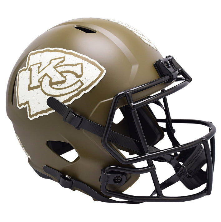 Casco Réplica Kansas City Chiefs Speed Salute to Service 2022 Riddell