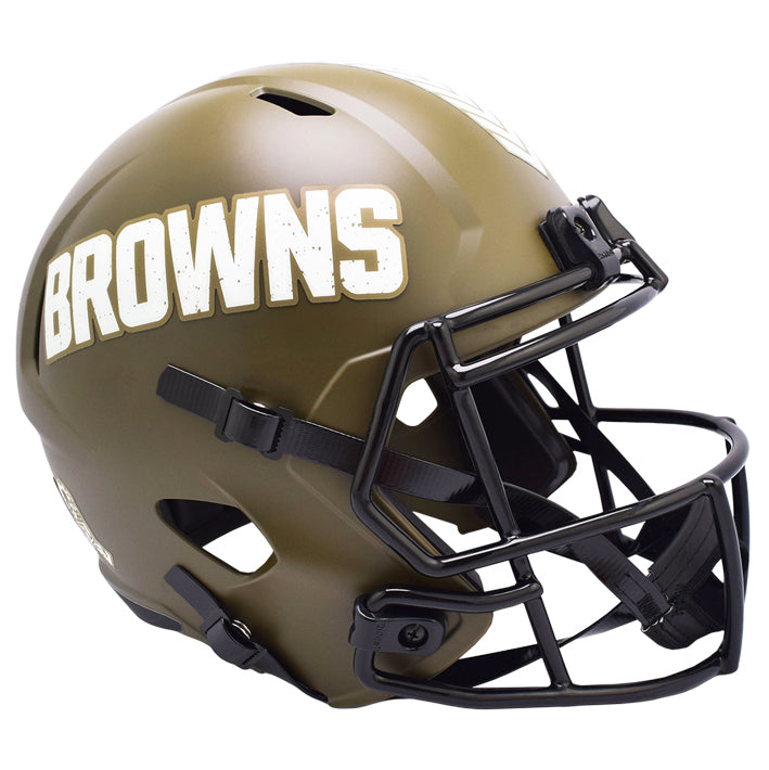 Casco Réplica Cleveland Browns Speed Salute to Service 2022 Riddell Café