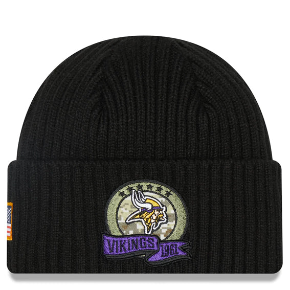 Gorro Beanie Minnesota Vikings Salute to Service 2022 New Era