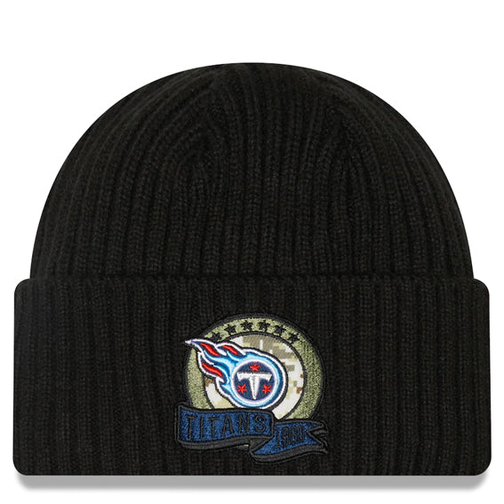 Gorro Beanie Tennessee Titans Salute to Service 2022 New Era