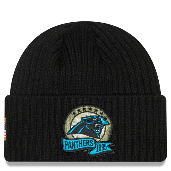 Gorro Beanie Carolina Panthers Salute to Service 2022 New Era