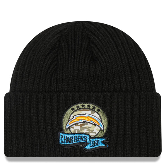 Gorro Beanie Los Angeles Chargers Salute to Service 2022 New Era