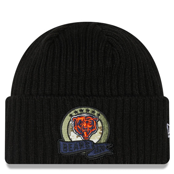 Gorro Beanie Chicago Bears Salute to Service 2022 New Era