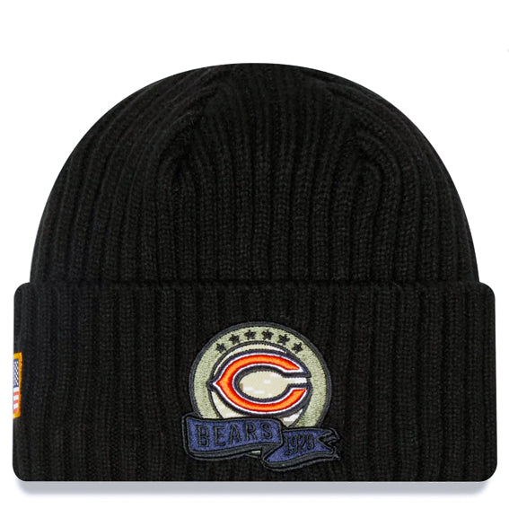 Gorro Beanie Chicago Bears Salute to Service 2022 New Era