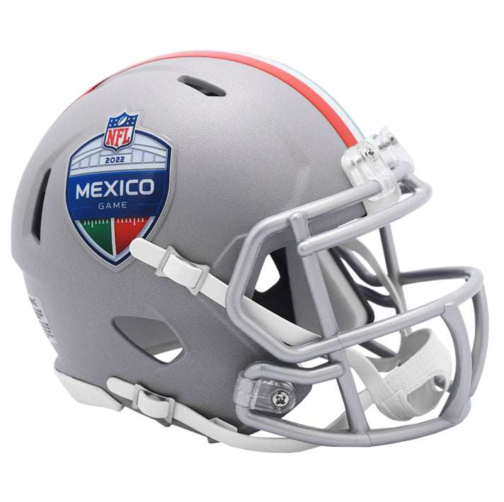 Minicasco Speed Mexico Game Riddell Gris