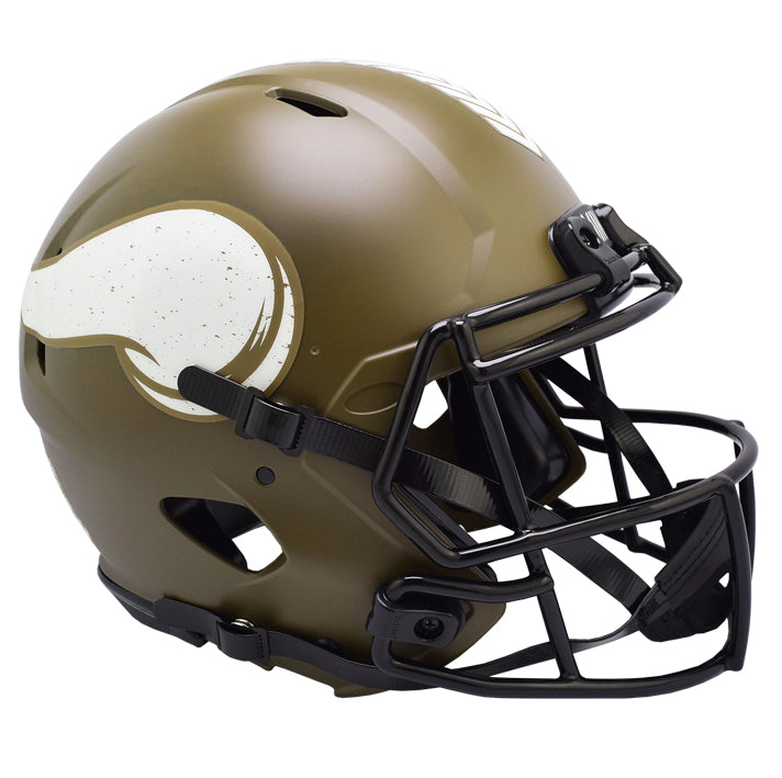 Casco Réplica Minnesota Vikings Speed Salute to Service 2022 Riddell