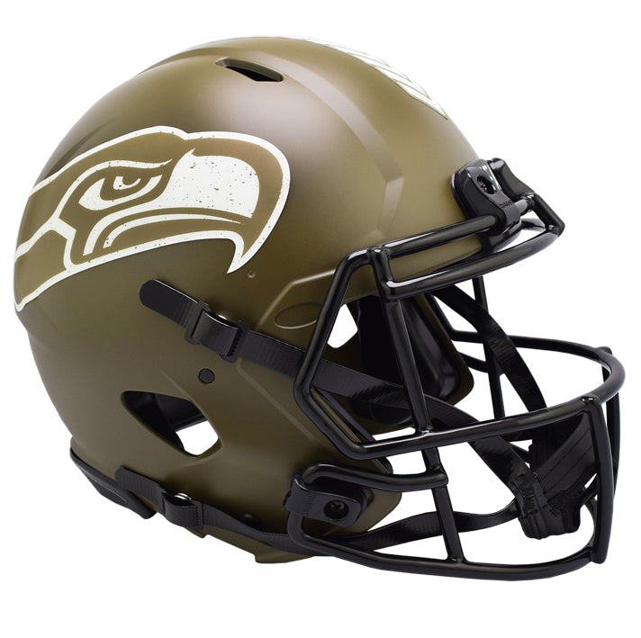 Casco Réplica Seattle Seahawks Speed Salute to Service 2022 Riddell