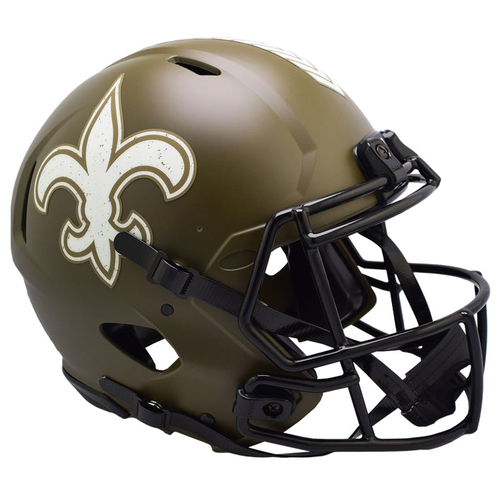 Casco Réplica New Orleans Saints Speed Salute to Service 2022 Riddell